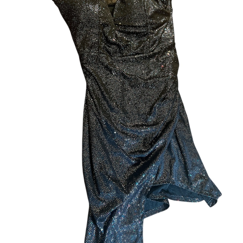 Emerald Sundae Black Evening Dress